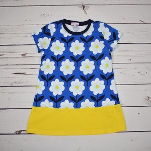 Cobalt Blue & Yellow Flower Dress- NEW
